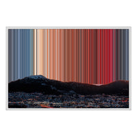 Lienzo con marco flotante, 36×24", marco blanco