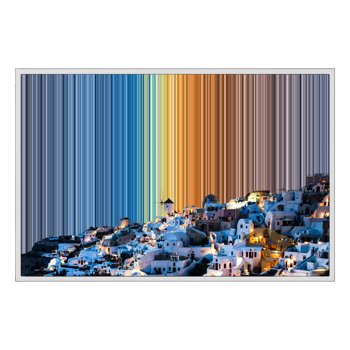 Lienzo con marco flotante, 36×24", marco blanco