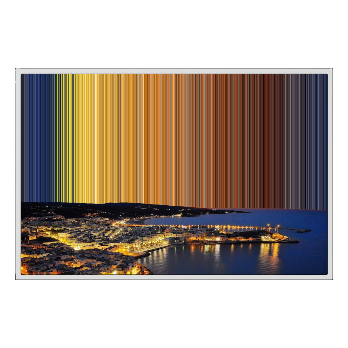 Lienzo con marco flotante, 36×24", marco blanco