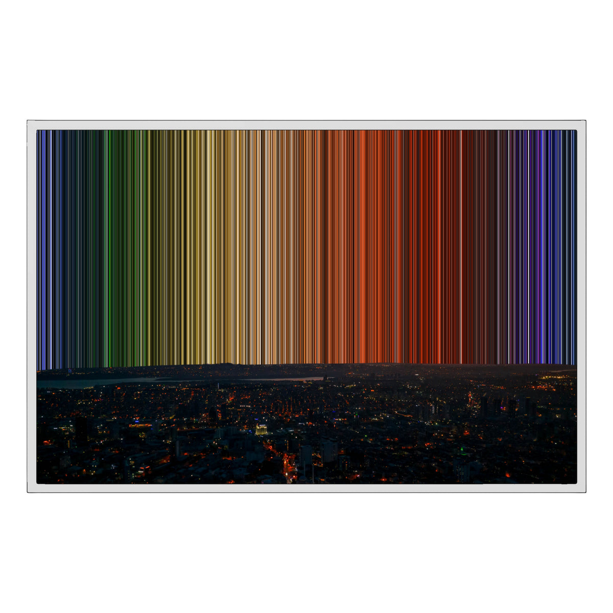 36×24" Float Frame Canvas - White Frame variant