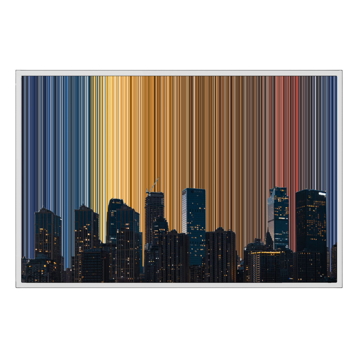 36×24" Float Frame Canvas - White Frame variant
