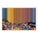 Leinwandbild mit Schattenfugenrahmen im Format 36×24", weißer Rahmen