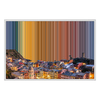 Leinwandbild mit Schattenfugenrahmen im Format 36×24", weißer Rahmen