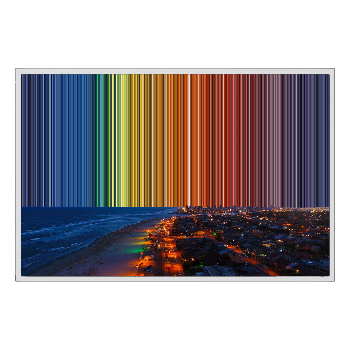 Lienzo con marco flotante, 36×24", marco blanco