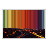 36×24" Float Frame Canvas - White Frame variant