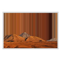 36×24" Float Frame Canvas - White Frame variant