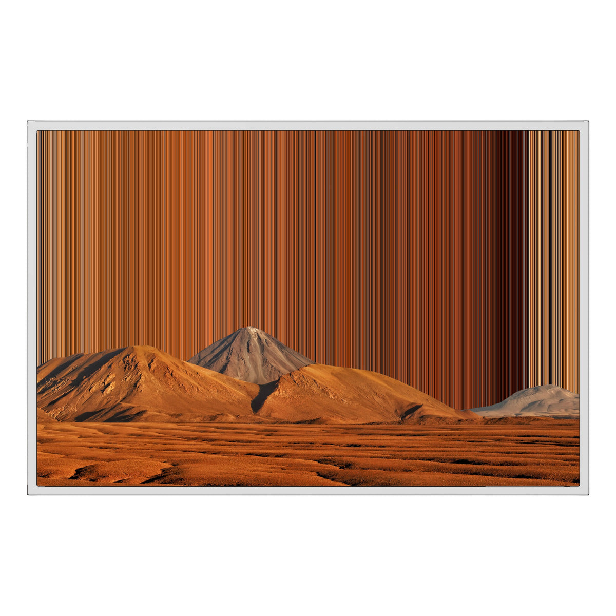 36×24" Float Frame Canvas - White Frame variant