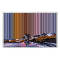 Canvastavla i floaterram, 36×24", vit ram