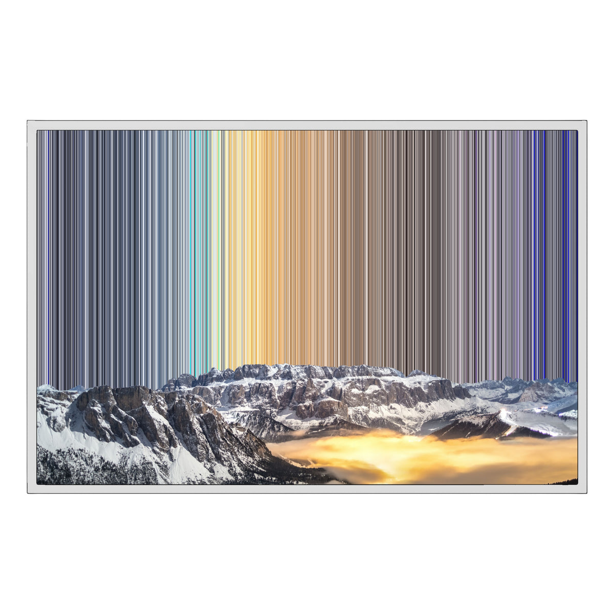 Lienzo con marco flotante, 36×24", marco blanco