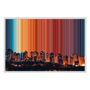 Leinwandbild mit Schattenfugenrahmen im Format 36×24", weißer Rahmen