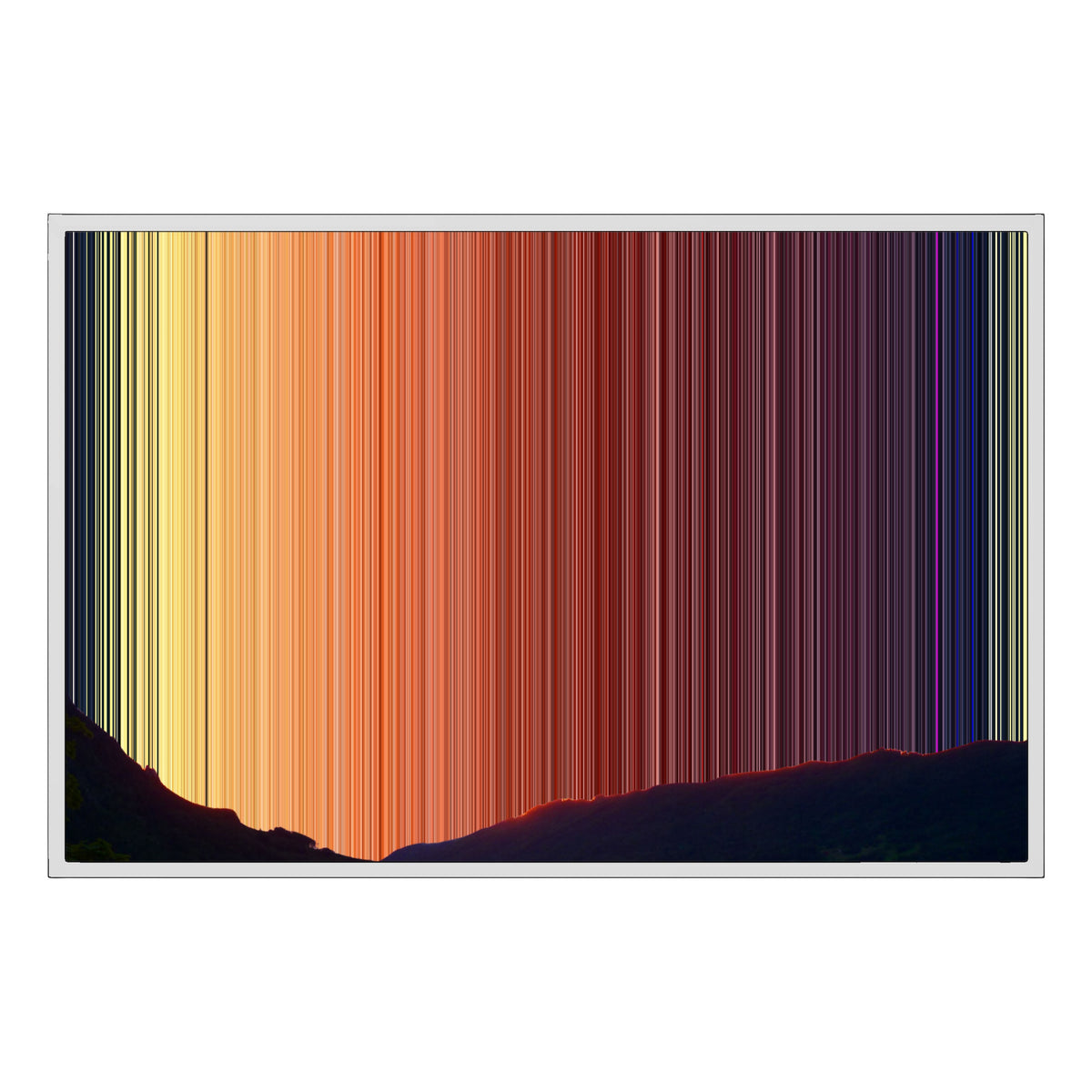 36×24" Float Frame Canvas - White Frame variant