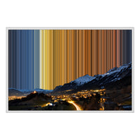 36×24" Float Frame Canvas - White Frame variant
