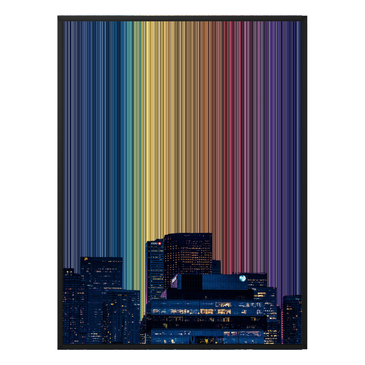 36×48" Float Frame Canvas - Black Frame variant