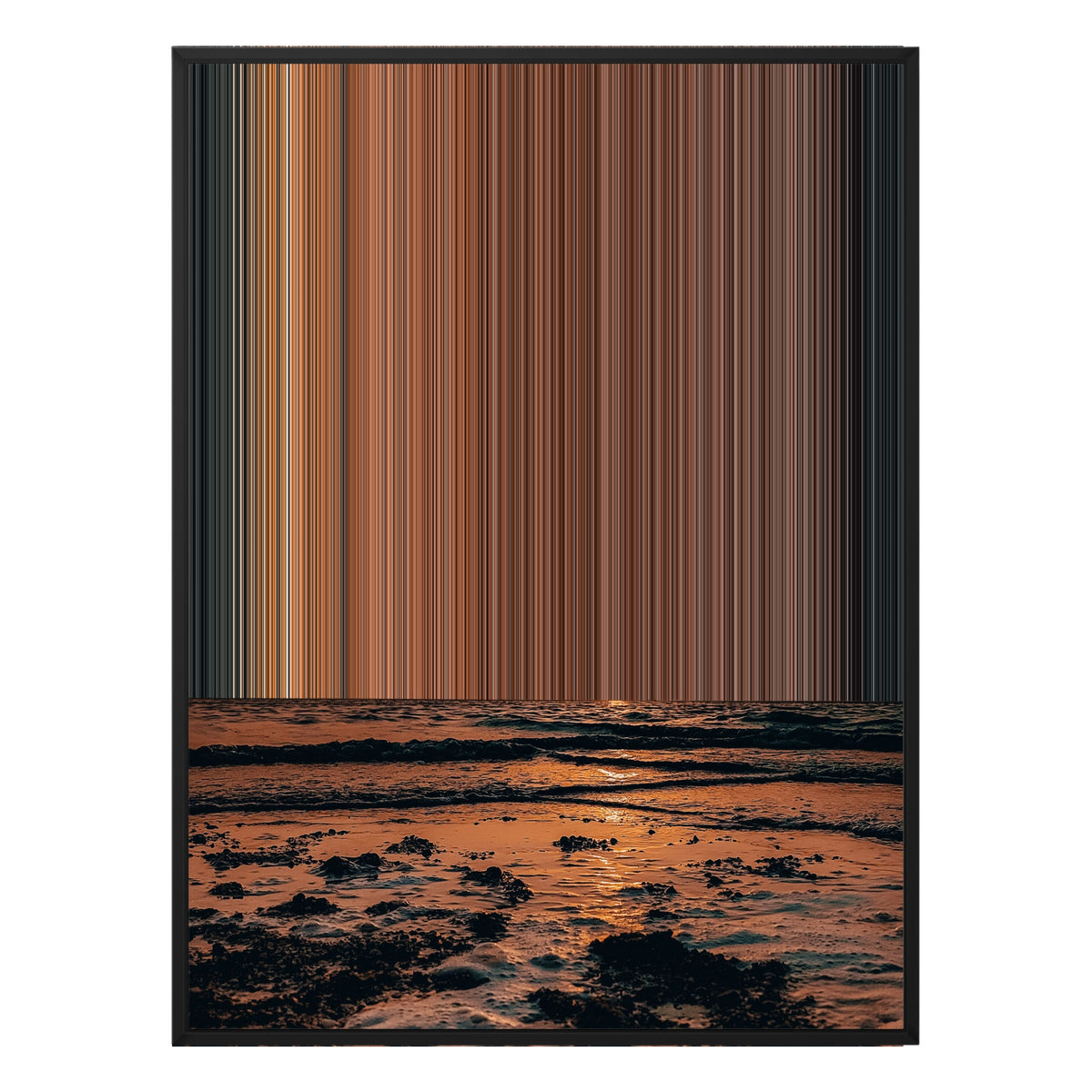 36×48" Float Frame Canvas - Black Frame variant