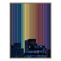 36×48" Float Frame Canvas - Natural Frame variant