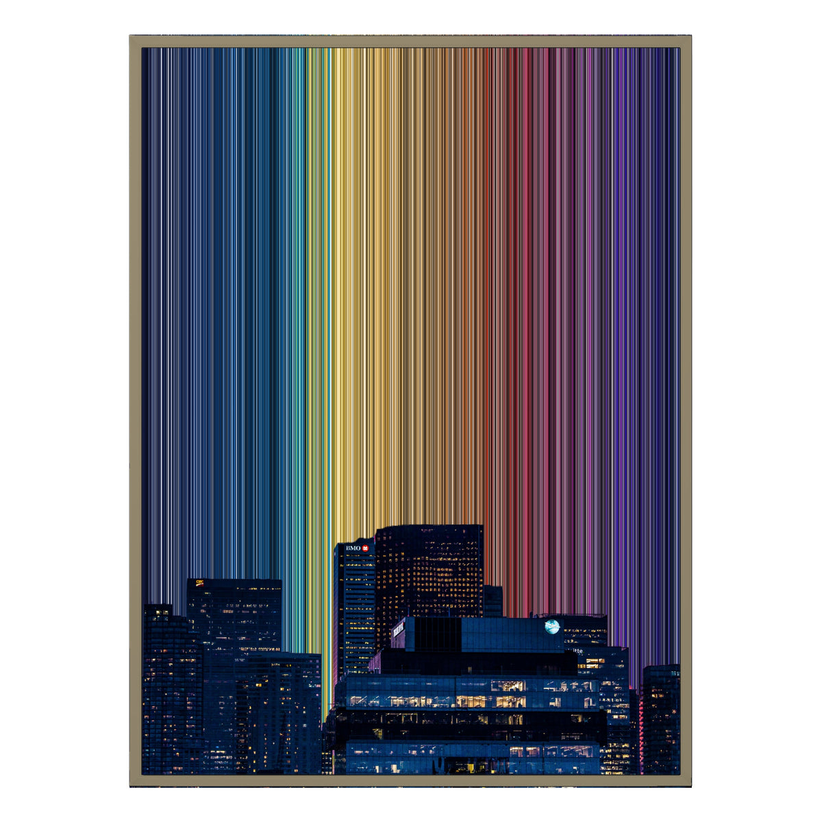36×48" Float Frame Canvas - Natural Frame variant