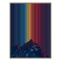 36×48" Float Frame Canvas - Natural Frame variant