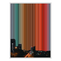 36×48" Float Frame Canvas - White Frame variant