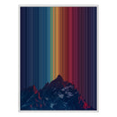 36×48" Float Frame Canvas - White Frame variant