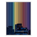 36×48" Float Frame Canvas - White Frame variant