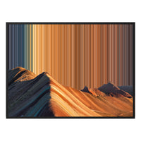 Lienzo con marco flotante, 40×30", marco negro