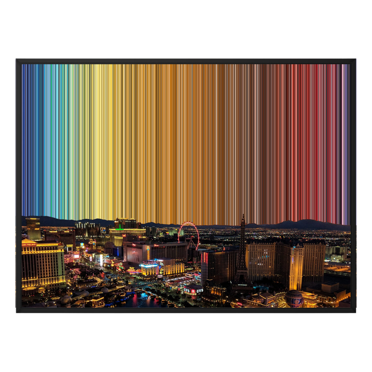 40×30" Float Frame Canvas - Black Frame variant