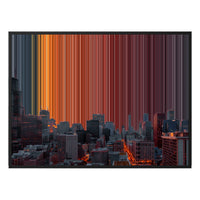 40×30" Float Frame Canvas - Black Frame variant