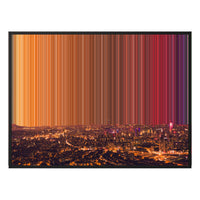 Leinwandbild mit Schattenfugenrahmen im Format 40×30", schwarzer Rahmen