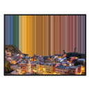 Leinwandbild mit Schattenfugenrahmen im Format 40×30", schwarzer Rahmen