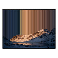 Canvas in baklijst, 40×30", zwarte lijst