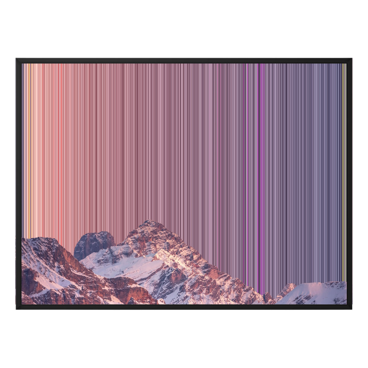 40×30" Float Frame Canvas - Black Frame variant