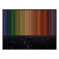40×30" Float Frame Canvas - Black Frame variant