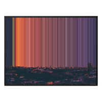 40×30" Float Frame Canvas - Black Frame variant