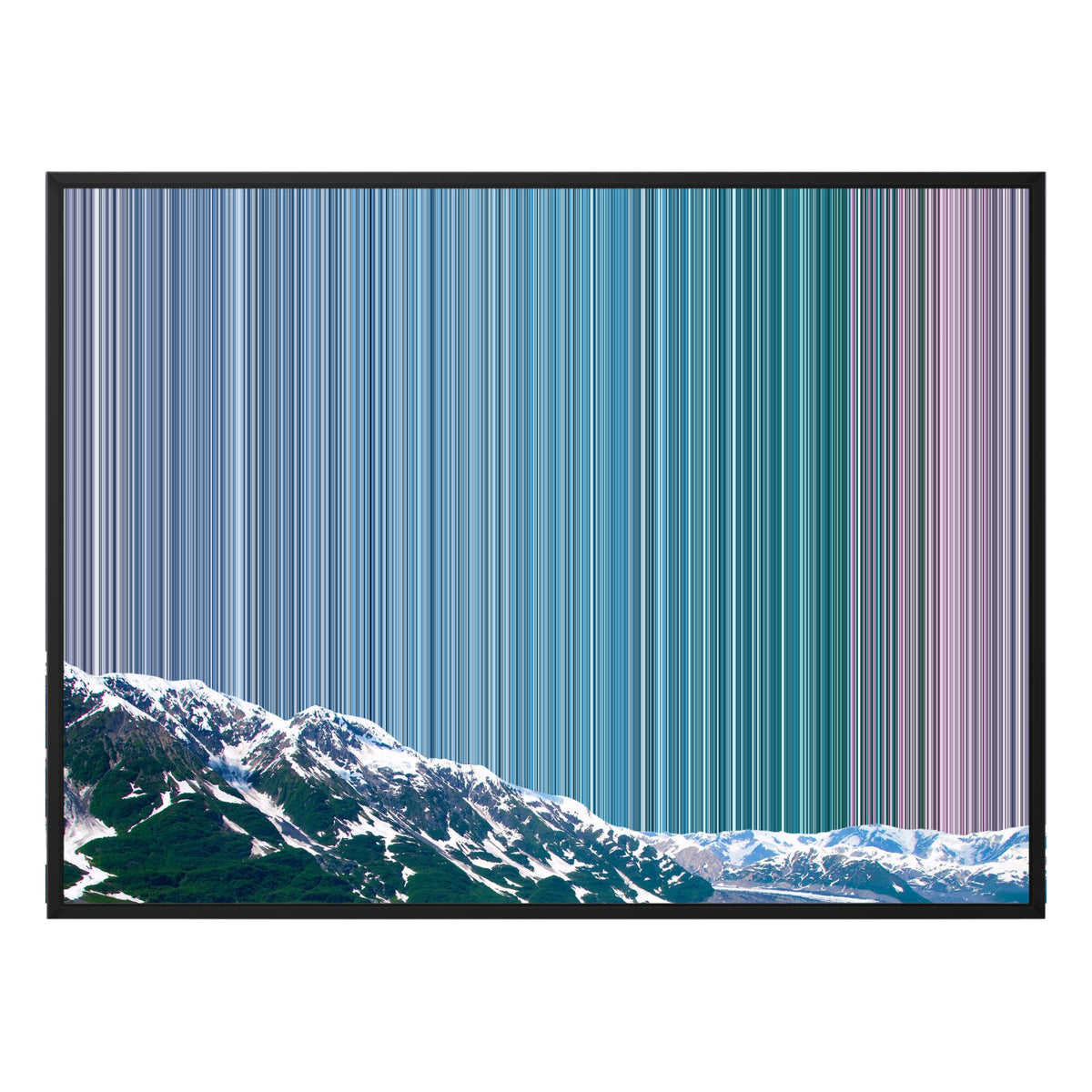 40×30" Float Frame Canvas - Black Frame variant
