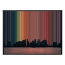 Leinwandbild mit Schattenfugenrahmen im Format 40×30", schwarzer Rahmen