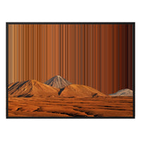 40×30" Float Frame Canvas - Black Frame variant