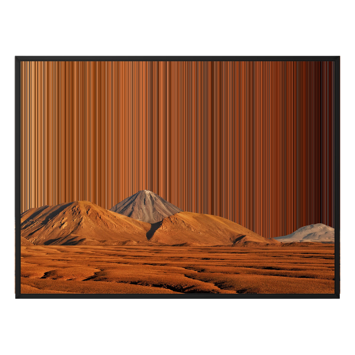 40×30" Float Frame Canvas - Black Frame variant