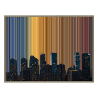 40×30" Float Frame Canvas - Natural Frame variant