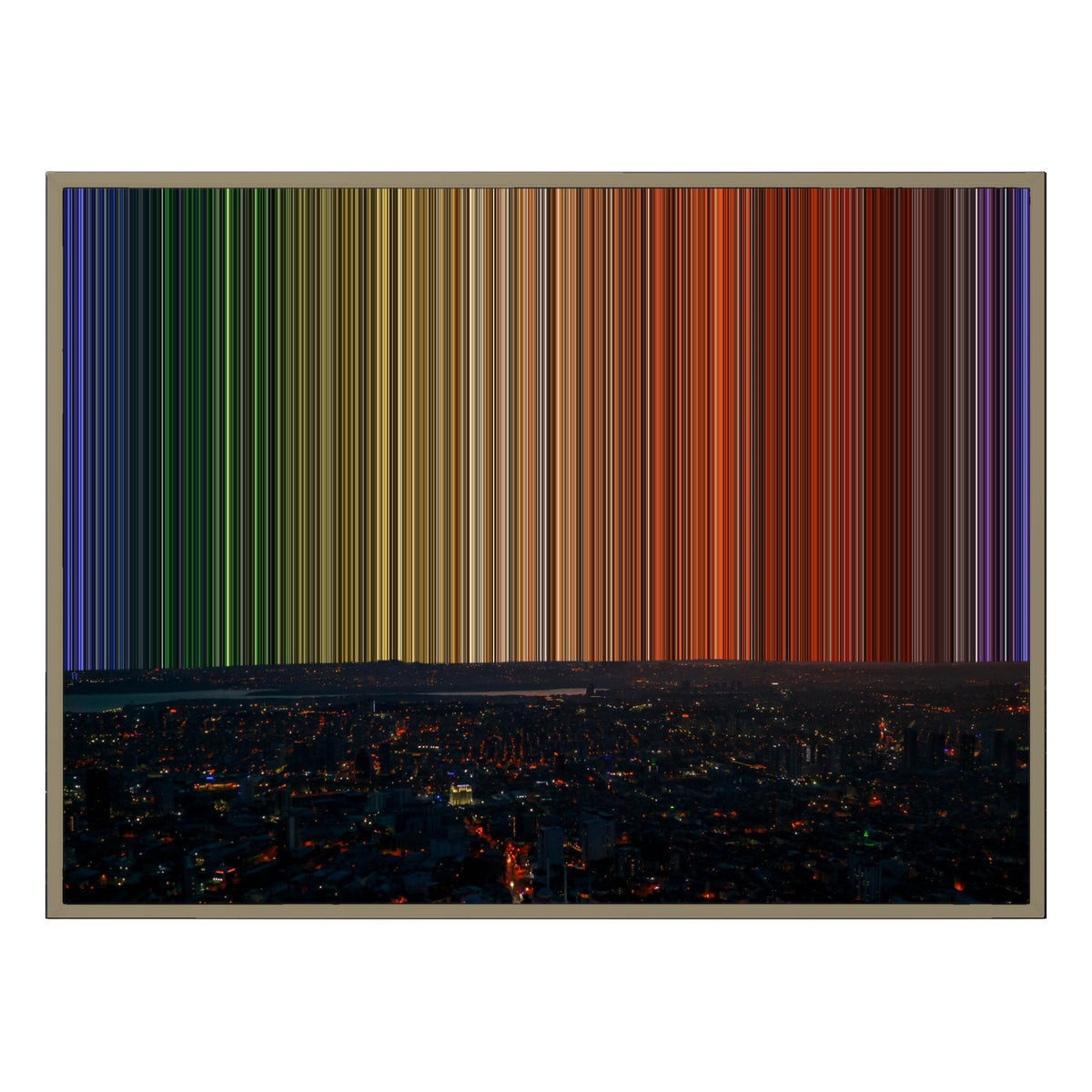 40×30" Float Frame Canvas - Natural Frame variant