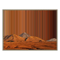 40×30" Float Frame Canvas - Natural Frame variant
