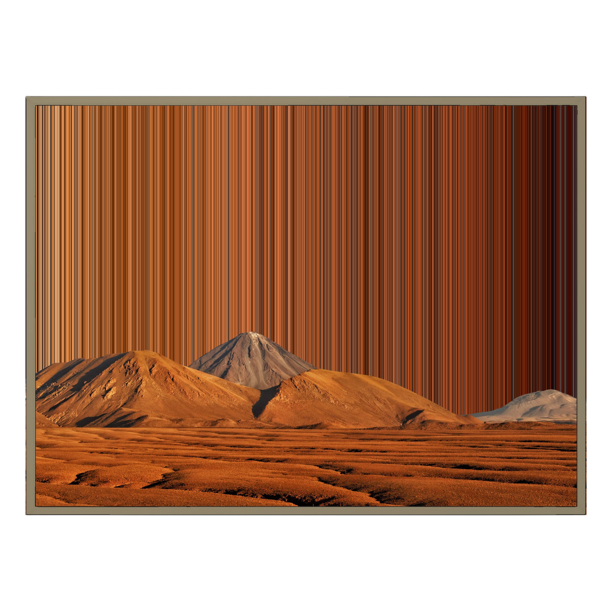 40×30" Float Frame Canvas - Natural Frame variant