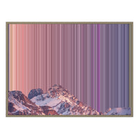40×30" Float Frame Canvas - Natural Frame variant