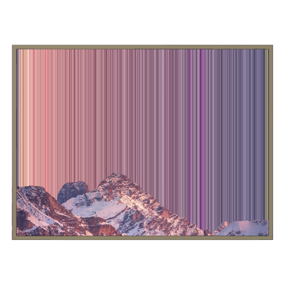 40×30" Float Frame Canvas - Natural Frame variant