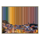 Leinwandbild mit Schattenfugenrahmen im Format 40×30", Rahmen aus Naturholz