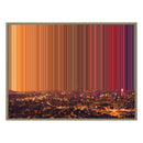 Leinwandbild mit Schattenfugenrahmen im Format 40×30", Rahmen aus Naturholz