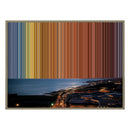 Lienzo con marco flotante, 40×30", marco de madera natural