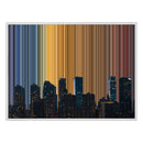 40×30" Float Frame Canvas - White Frame variant
