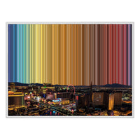 40×30" Float Frame Canvas - White Frame variant