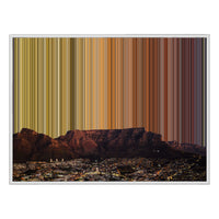 40×30" Float Frame Canvas - White Frame variant