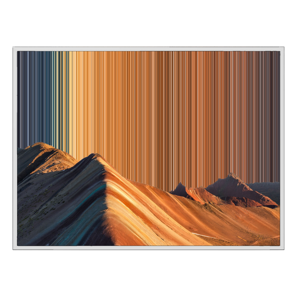 Lienzo con marco flotante, 40×30", marco blanco